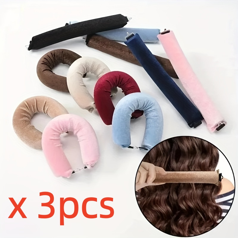 3pcs/pack Heatless Hair Curler - Sleeping Pack Overnight 评论和价格
