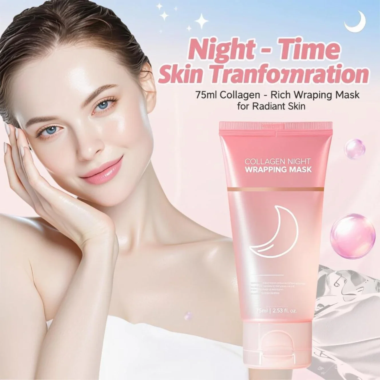 Collagen Night Wrapping Mask 7 - Sleeping Pack Overnight 评论和价格