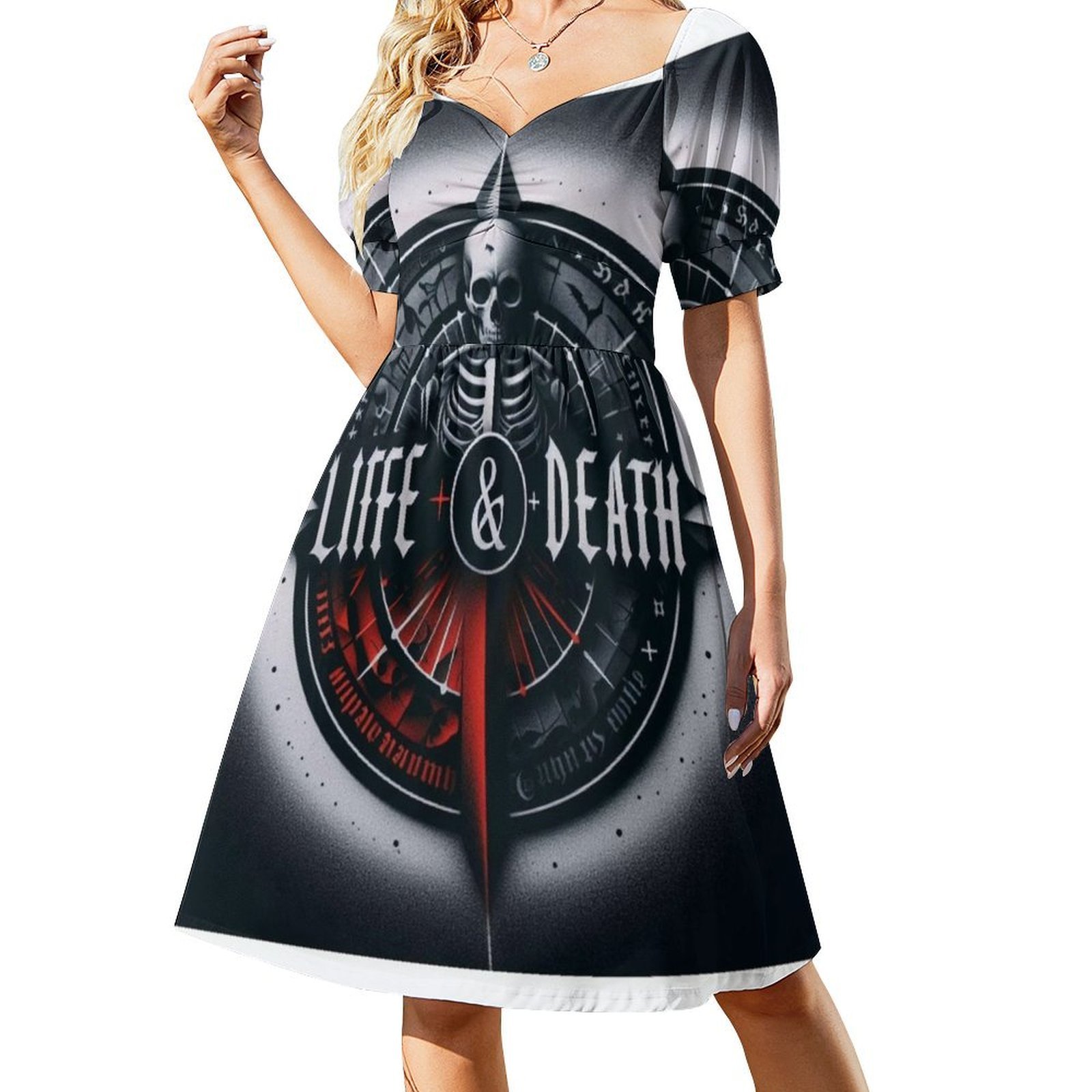 Death Korean Style Casual Dres - Korean Lifestyle 评论和价格