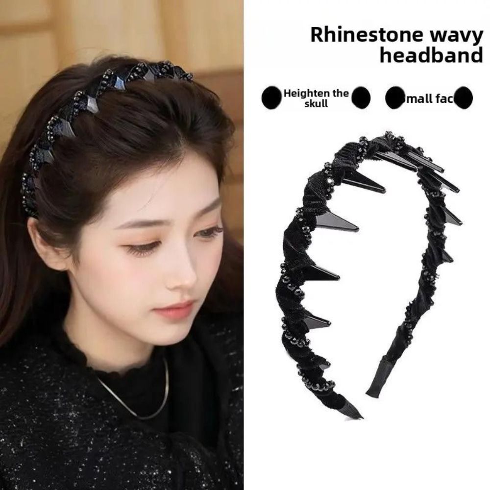 Toothed Wave Headband with Bea - Korean Lifestyle 评论和价格